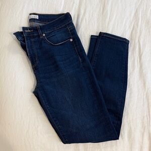 LOFT Women's Deep Indigo Skinny Jeans